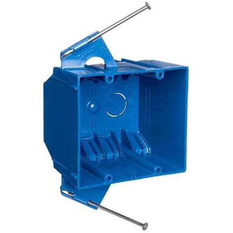 2 gang electrical box metal|shallow double outlet box.